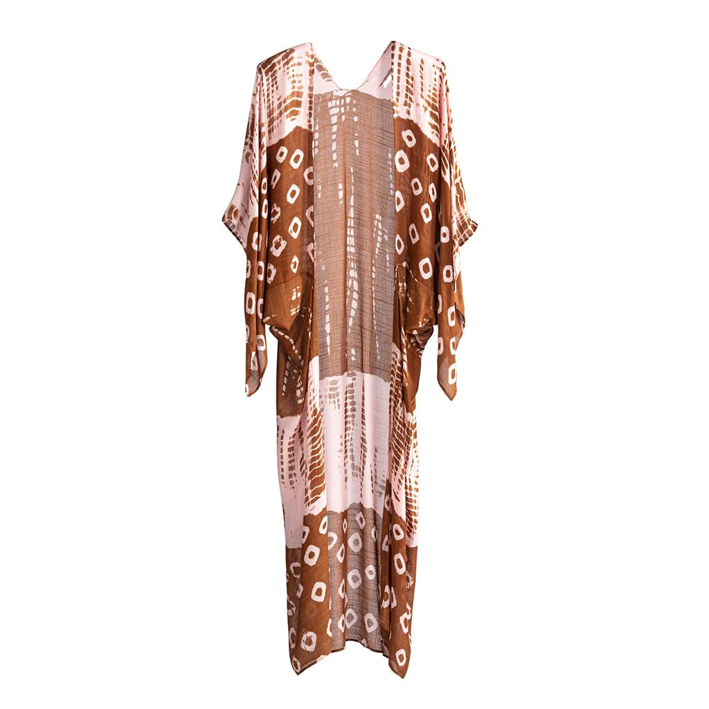 YOLO Kimono Cover-Up, Terracotta