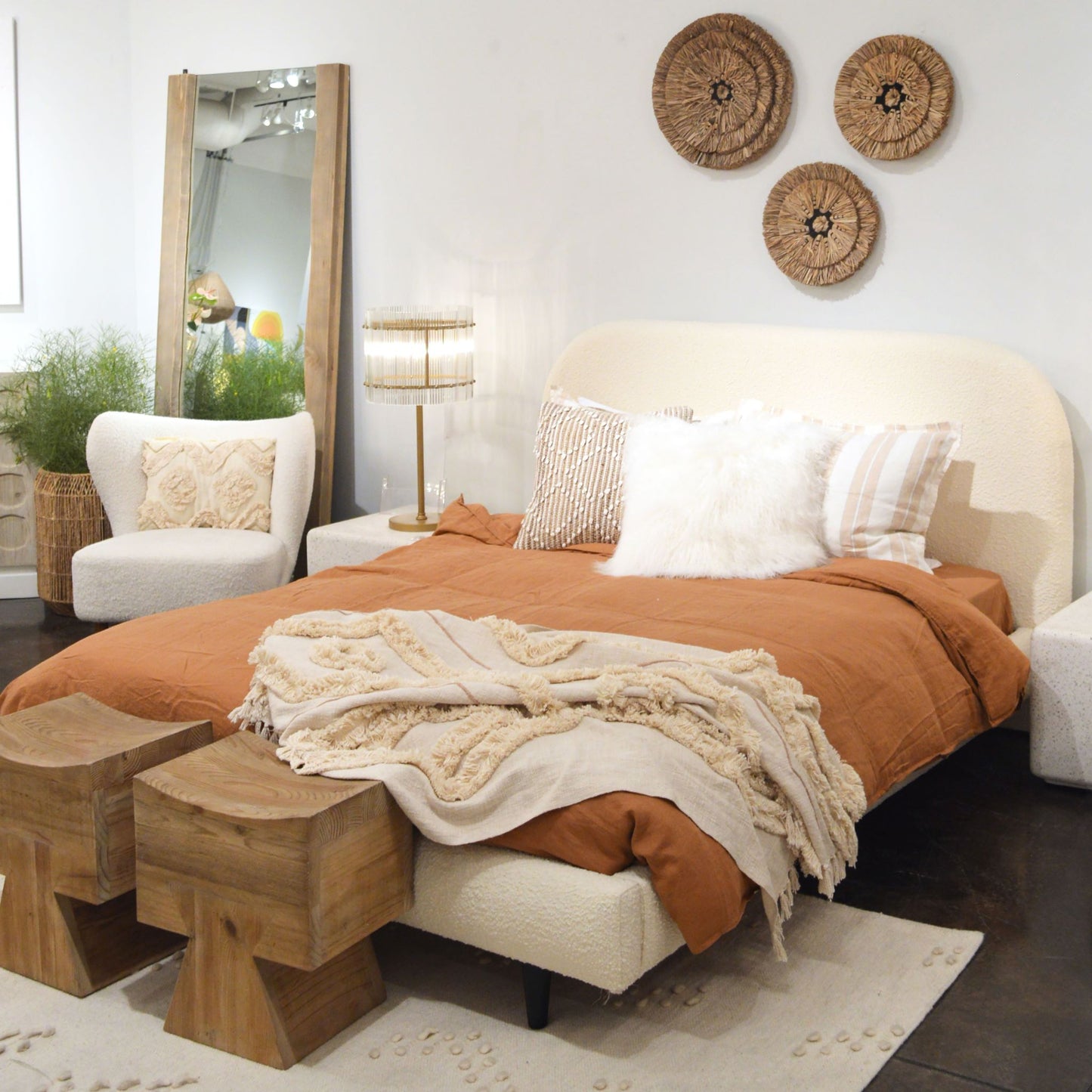 Boucle Bed