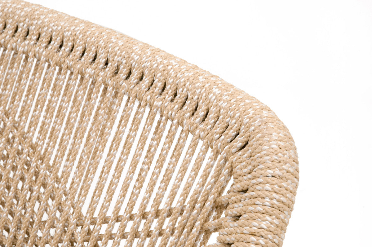 X Rope Dining Chair Sand Set of (2)