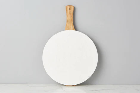 White Round Charcuterie Board, Small