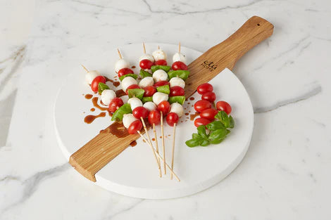 White Round Charcuterie Board, Small