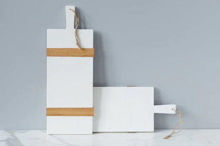 White Rectangle Charcuterie Board