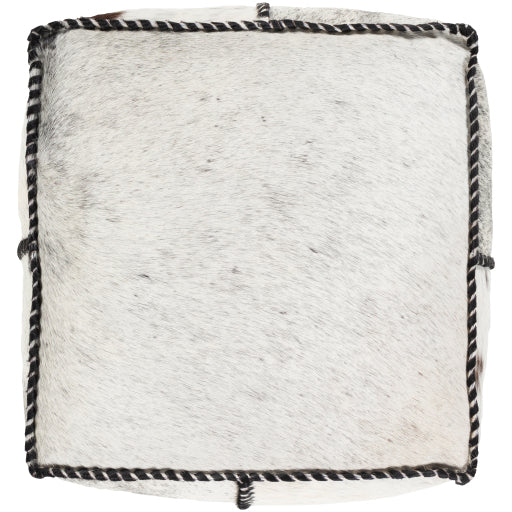 Granger Hair on Hide Ottoman