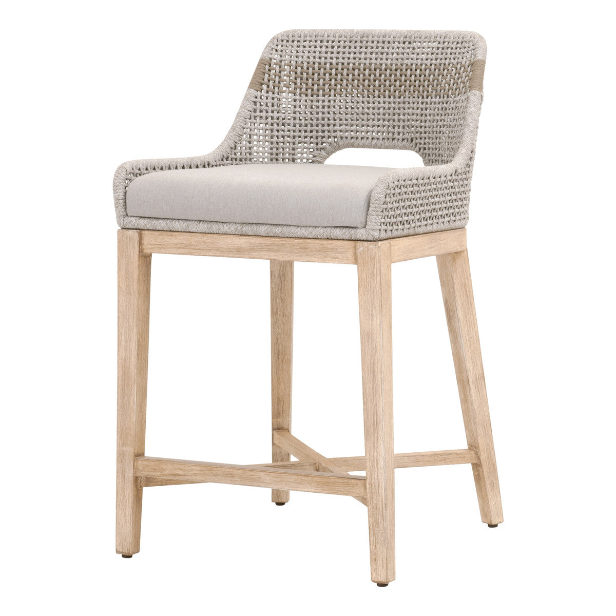 Strie Counter Stool - Taupe