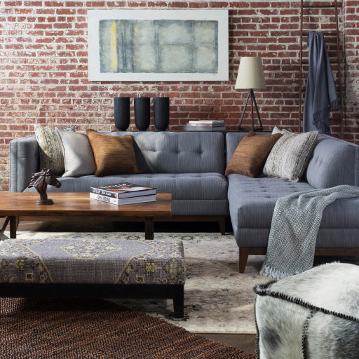 Granger Hair on Hide Ottoman