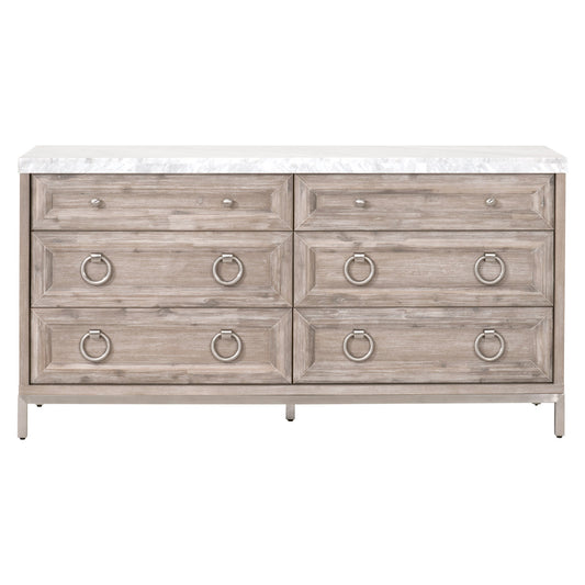 Azul Carrera 6-Drawer Dresser