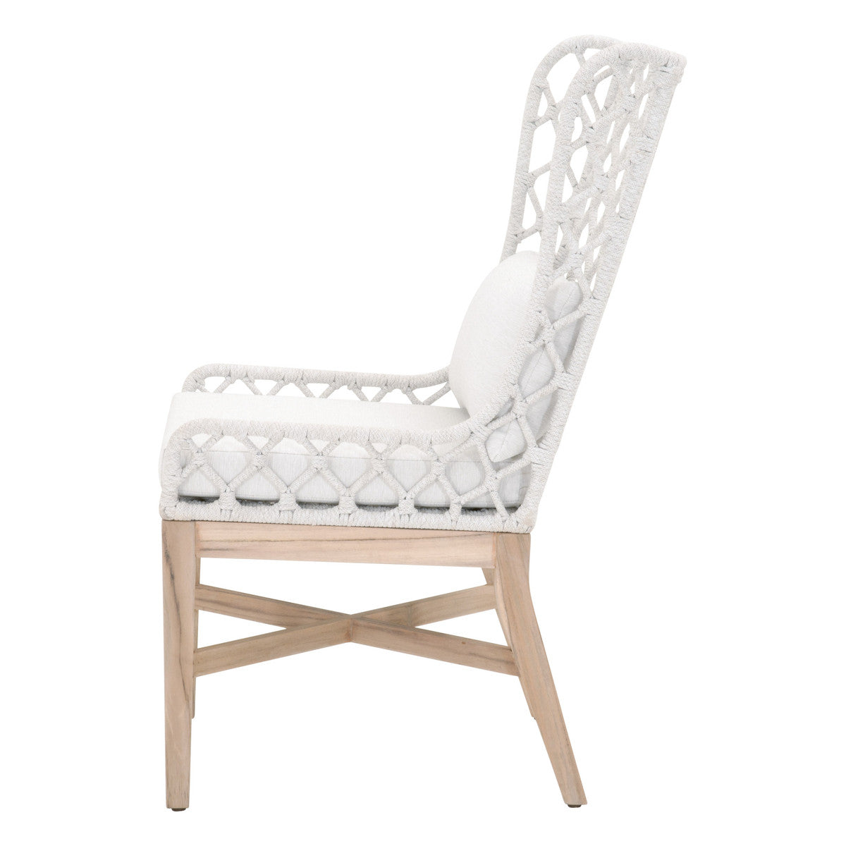 Rope Work Outdoor Wing Chair