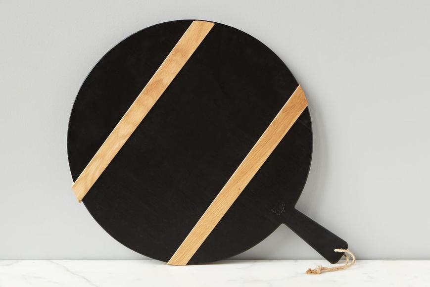 Black Round Charcuterie Board, Medium