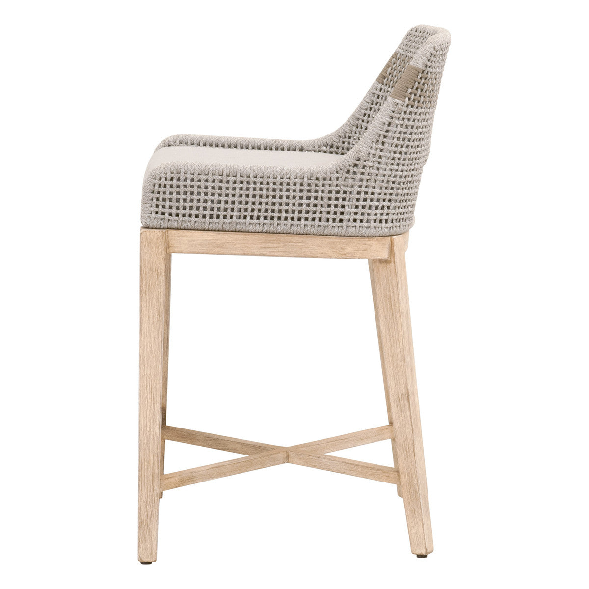 Strie Counter Stool - Taupe