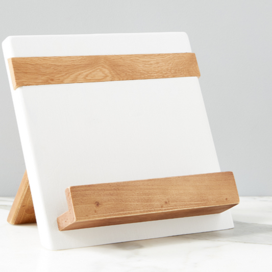 White iPad / Cookbook Holder